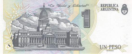 1 Peso Argentinien 1992 p.339b C